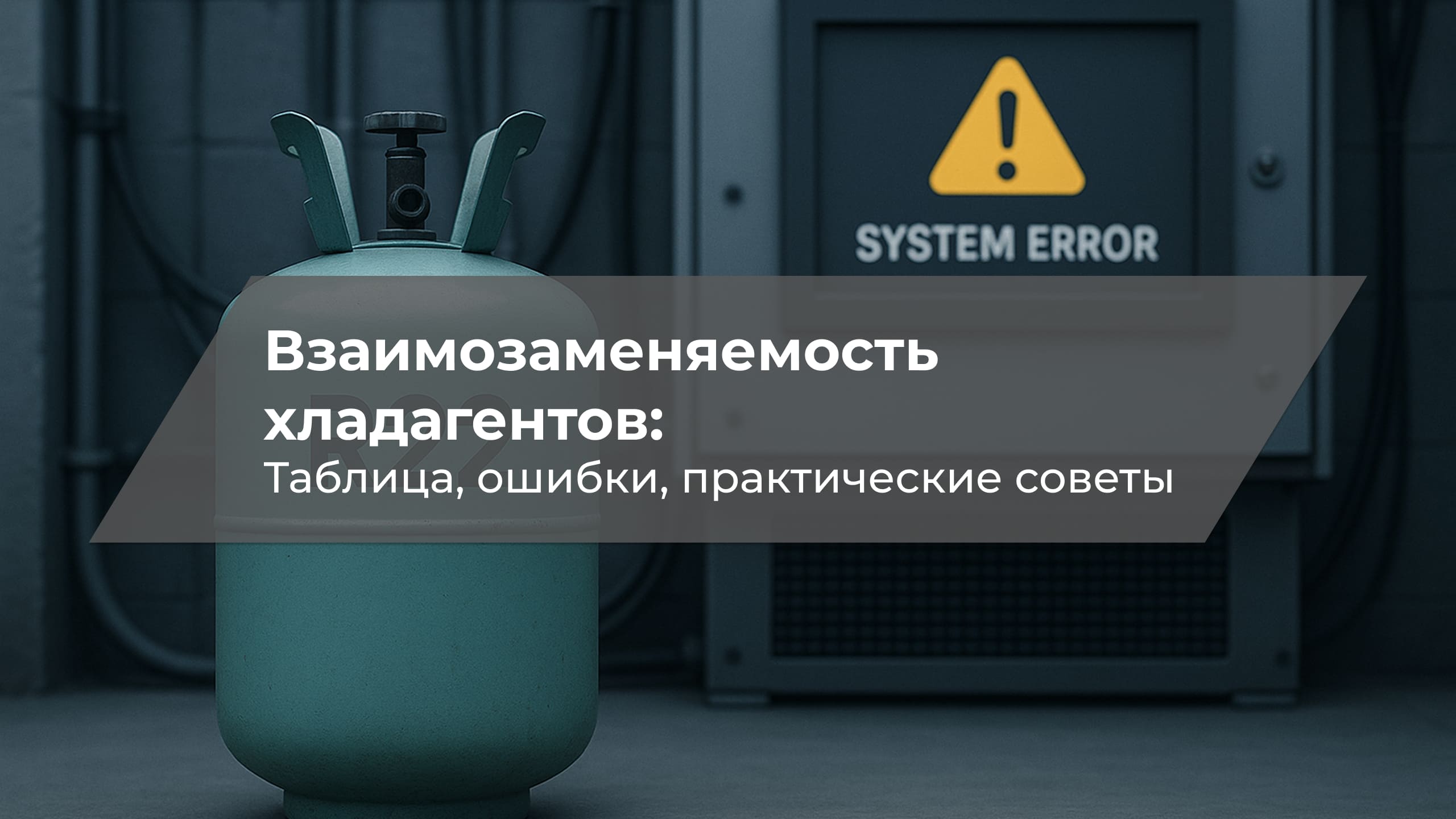 Изображение к новости - Чем заменить R22, R134a, R410a и другие фреоны? Всё о взаимозаменяемости хладагентов