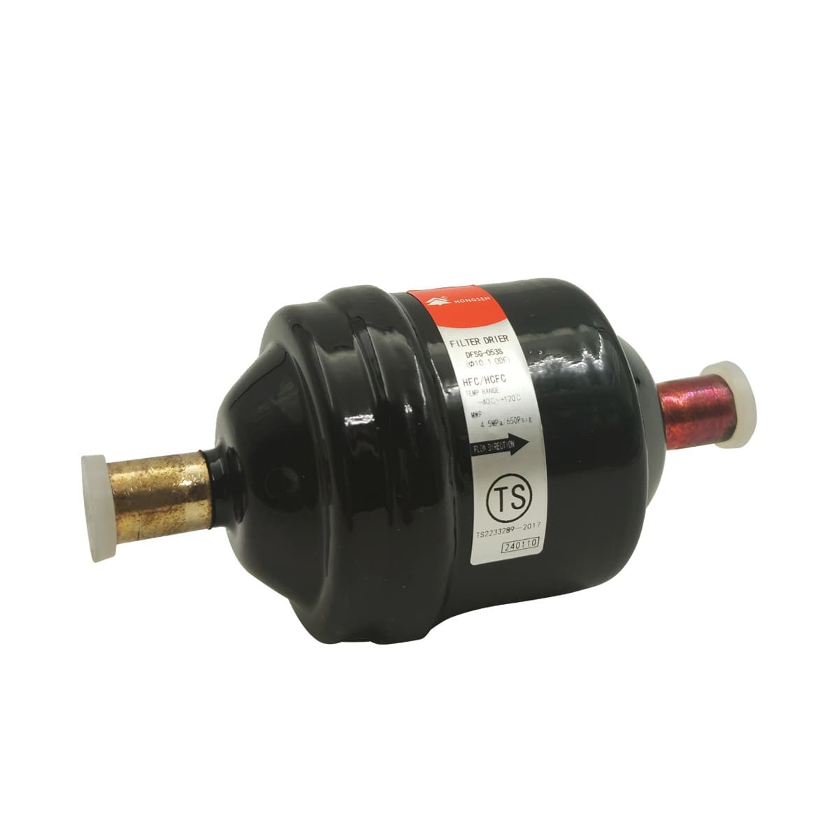 Фильтр-осушитель Hongsen DFS-053S, 10мм ODF (пайка) (Аналог 023Z5019R)