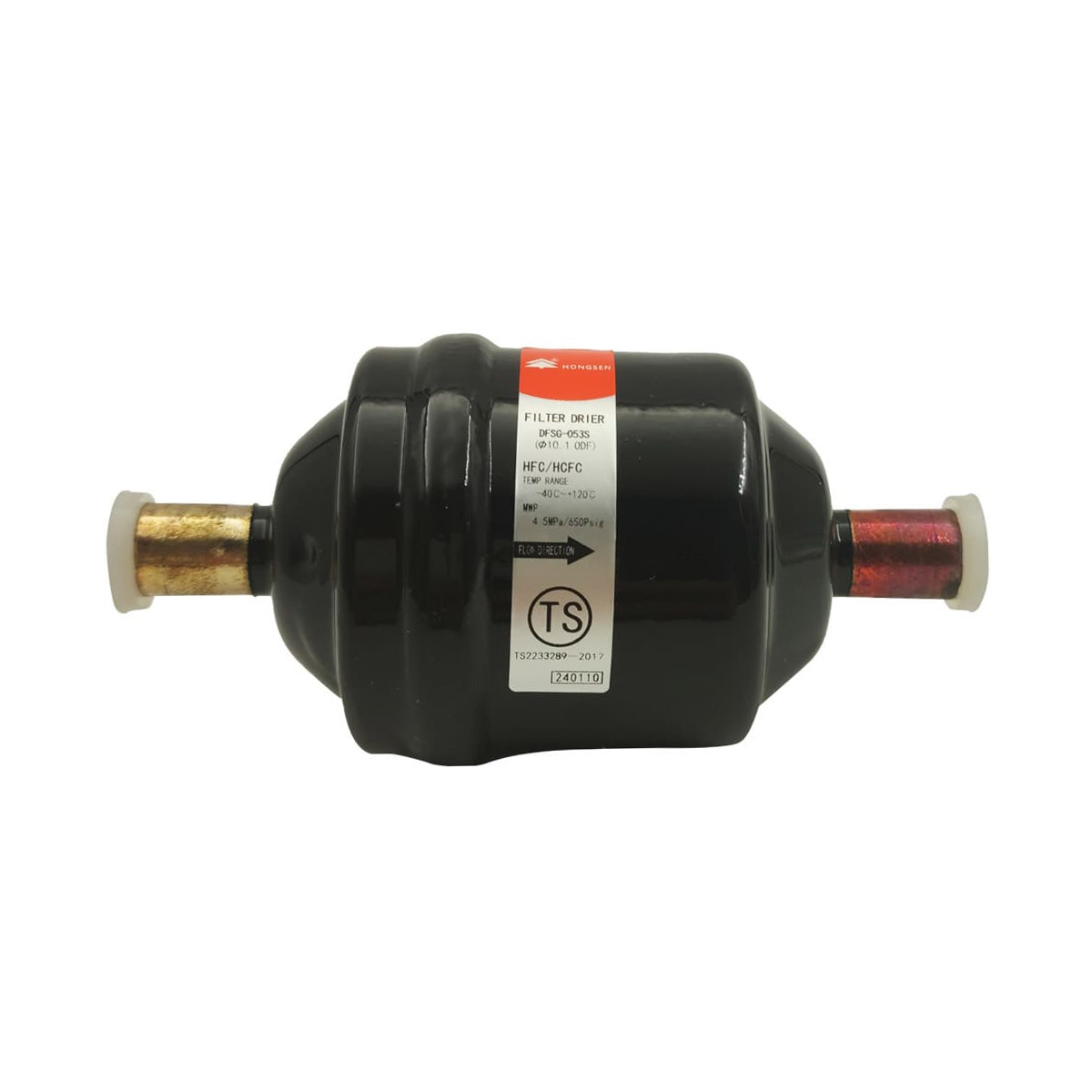 Фильтр-осушитель Hongsen DFS-053S, 10мм ODF (пайка) (Аналог 023Z5019R)