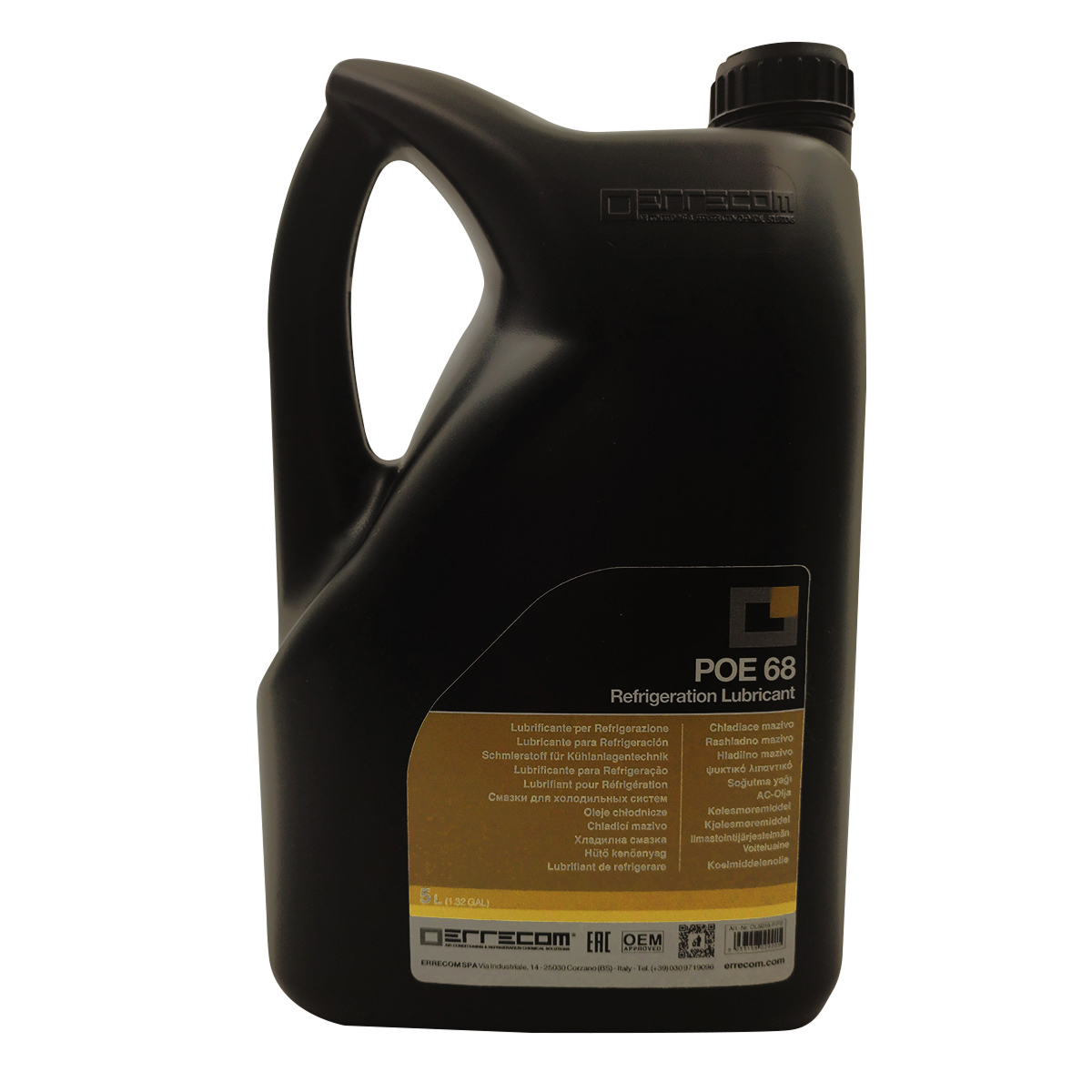 Масло Errecom POE 68 (5 л) (OL6016.P.01) синтетическое