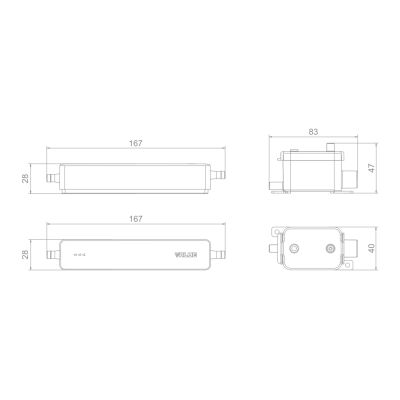 Дренажная помпа проточная Value S MINI, 18 л/час