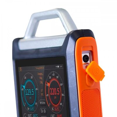 Манифолд четырехвентильный электронный Elitech MS-4000, для всех хладагентов, шланги 150 см, кейс