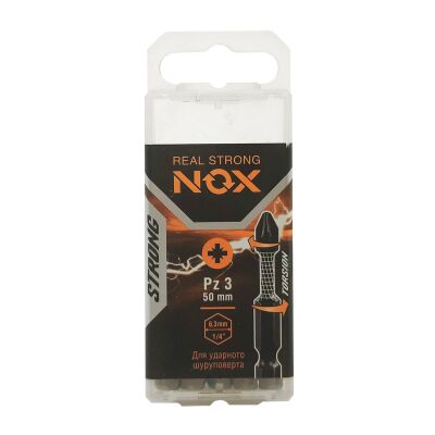 Бита NOX Strong torsion E 6.3 hz3-50, 10шт/уп