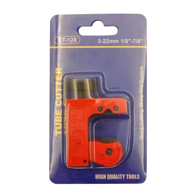 Труборез для медной трубы CT-128, от 1/8 до 7/8 дюйма, от 3 до 22 мм