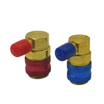 Быстросъемные муфты для автокондиционера FavorCool QC-15 для R134a, 1/4