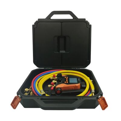 Манифолд четырехвентильный электронный Elitech MS-870S-01, для всех хладагентов