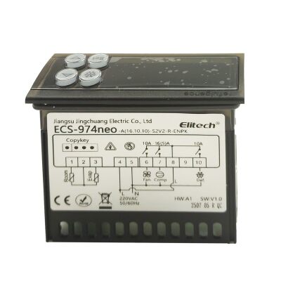 Контроллер Elitech ECS-974 NEO, 2 датчика в комплекте, контроль температуры оттайки