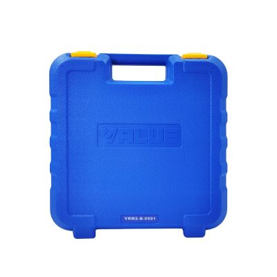 Манометрический коллектор двухвентильный Value NAVTEK VRM2-B-0501, для R22, R134a, R404a, R407c, шланги 150 см, кейс