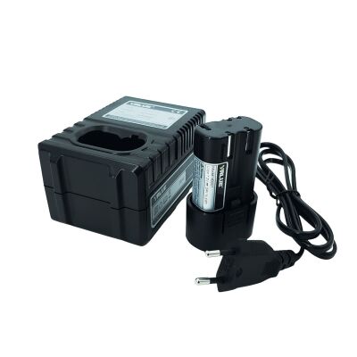 Вальцовка электрическая Value VET-19LI, дюймовые плашки, кейс