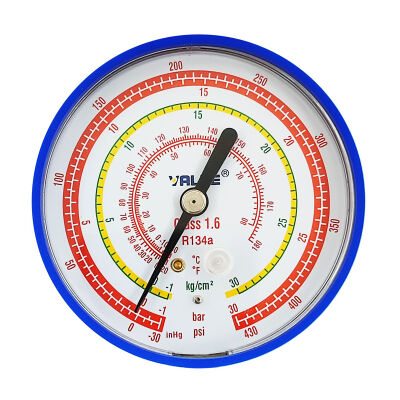 Манометрический коллектор двухвентильный Value VMG-2-R134А, для R134a, быстросъемные муфты, шланги 90 см, кейс