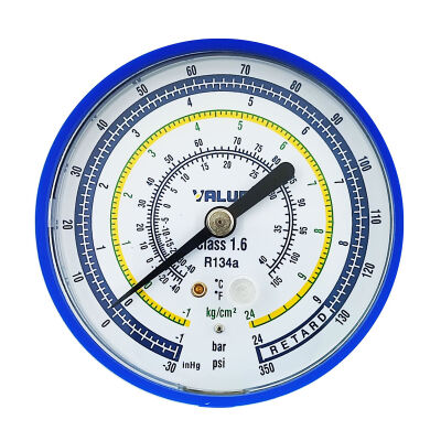 Манометрический коллектор двухвентильный Value VMG-2-R134А, для R134a, быстросъемные муфты, шланги 90 см, кейс