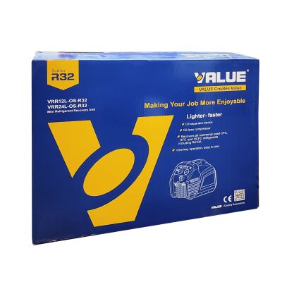 Станция эвакуации фреона Value VRR24L-OS-R32 с маслоотделителем, подходит для R32
