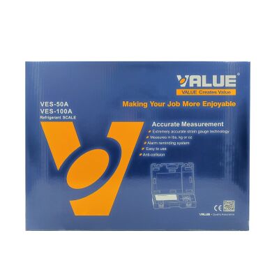 Весы для фреона Value VES-100A, до 100 кг, кейс
