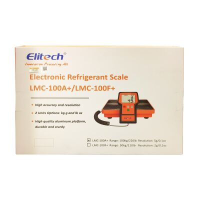 Весы для фреона Elitech LMC-100A, до 100 кг, кейс
