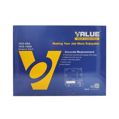 Весы для фреона Value VES-50A, до 50 кг, кейс