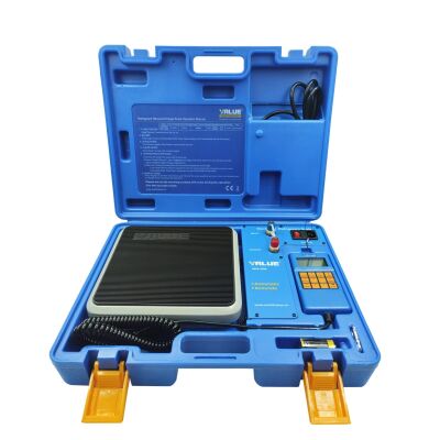 Весы для фреона с отсечкой (дозатором) Value VES-50B, до 50 кг, кейс