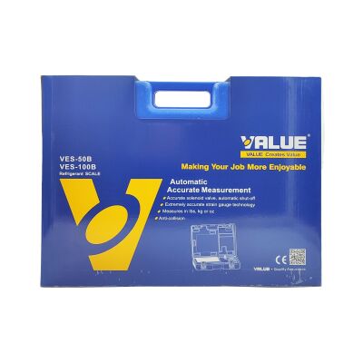 Весы для фреона с отсечкой (дозатором) Value VES-50B, до 50 кг, кейс
