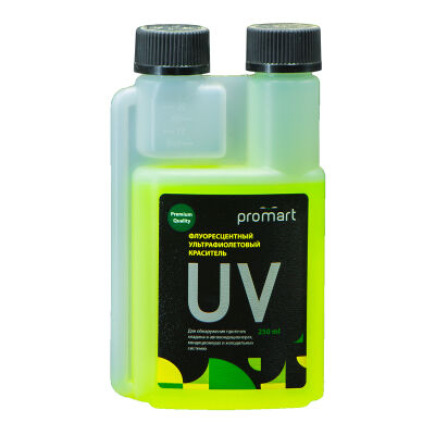 Ультрафиолетовый UV детектор протечек Promart PAG(UV) 250 мл