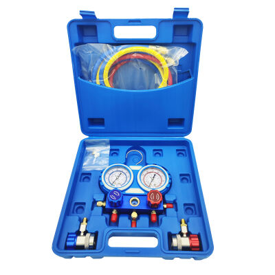 Манометрический коллектор двухвентильный FavorCool СТ-МС260G, для R134a, быстросъемные муфты, шланги 150 см, кейс