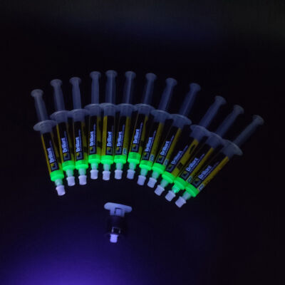 Ультрафиолетовый UV детектор протечек Errecom BRILLIANT 12 картриджей по 7,5 мл с адаптером для R134a