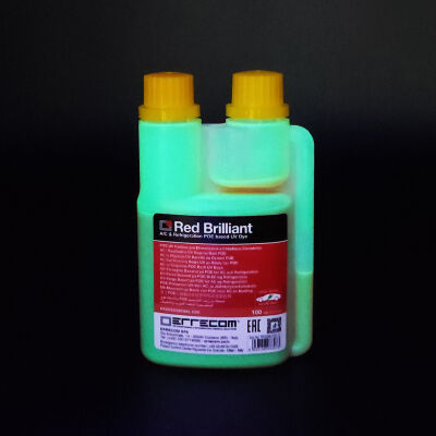 Ультрафиолетовый UV детектор протечек Errecom RED BRILLIANT 100 мл (гибрид)