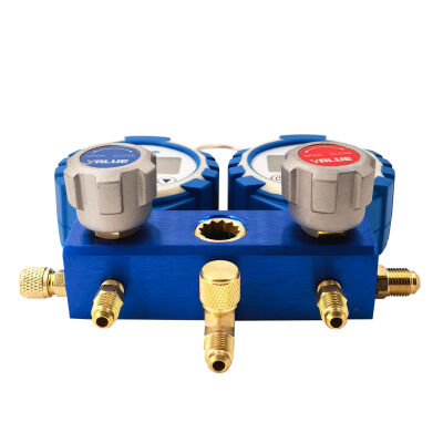 Манометрический коллектор двухвентильный электронный Value VDG-2-S1, для всех хладагентов, шланги 150 см, кейс