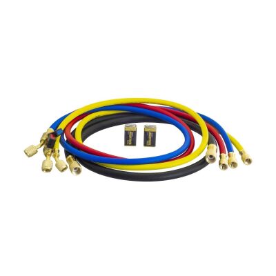 Манометрический коллектор четырехвентильный электронный Value VDG-4-S1, для всех хладагентов, шланги 150 см, кейс