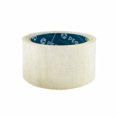 Скотч - клейкая лента прозрачная РЕФО. Длина 50 метров, ширина 48 мм, толщина 45 мкр.