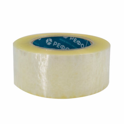 Скотч - клейкая лента прозрачная РЕФО. Длина 150 метров, ширина 48 мм, толщина 45 мкр.