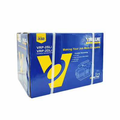 Вакуумный насос аккумуляторный Value NAVTEK VRP2DLI, 57 л/мин, двухступенчатый