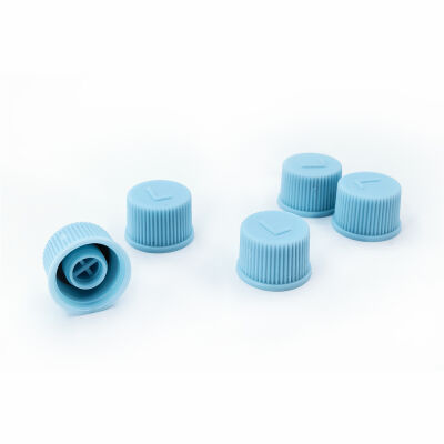 Набор запасных сервисных портов, золотников, колпачков для R134A