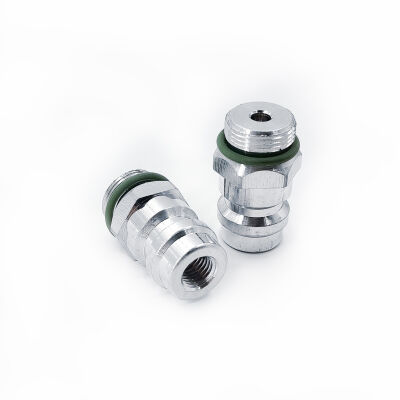 Набор запасных сервисных портов, золотников, колпачков для R134A