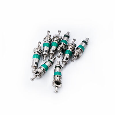 Набор запасных сервисных портов, золотников, колпачков для R134A