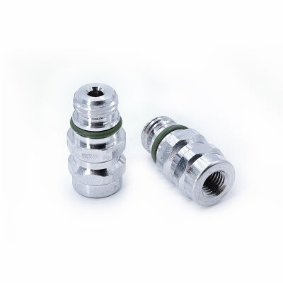 Набор запасных сервисных портов, золотников, колпачков для R134A