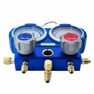 Манометрический коллектор двухвентильный Value VMG-2-R600-B, для R600A, R290, шланги 120 см, кейс