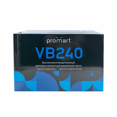Вакуумный насос ProMart VB240, 113л/мин, двухступенчатый