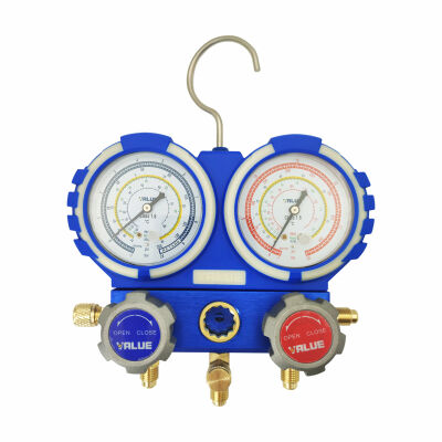 Манометрический коллектор двухвентильный Value VMG-2-R600-B-03, для R600, R290