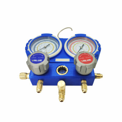 Манометрический коллектор двухвентильный Value VMG-2-R600-B-03, для R600, R290