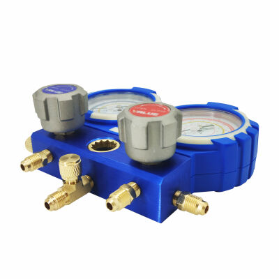 Манометрический коллектор двухвентильный Value VMG-2-R600-B-03, для R600, R290