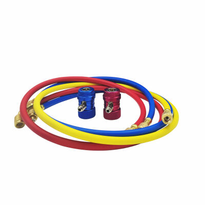 Манометрический коллектор двухвентильный Value VMG-2-R134А-B, для R134a, быстросъемные муфты, шланги 120 см, кейс