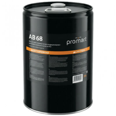 Масло Promart AB68 (20 л), для газа R22, синтетическое алкилбензольное масло, металлическая канистра