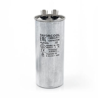 Конденсатор пусковой CBB65 (450V) 65мкф