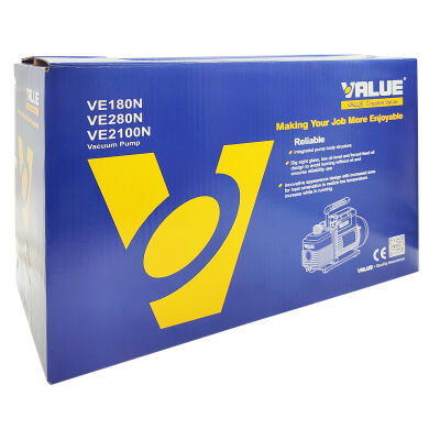 Вакуумный насос Value VE280N, 254 л/мин, двухступенчатый