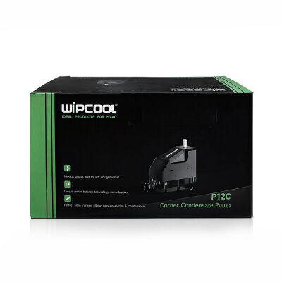 Дренажная помпа проточная Wipcool P12С, 21 л/час, угловая