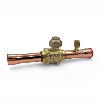 Кран шаровый Hongsen HBC-19, 3/4 ODF с портом (Аналог 009L7054R)