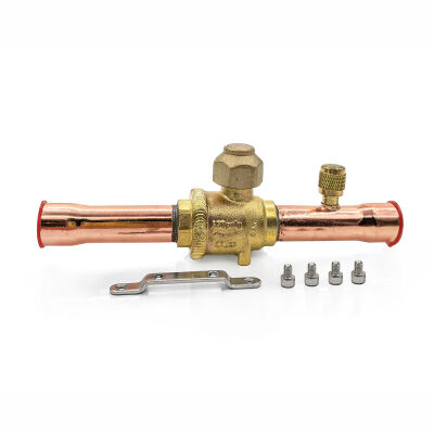 Кран шаровый Hongsen HBC-19, 3/4 ODF с портом (Аналог 009L7054R)
