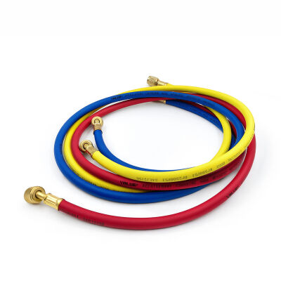 Манометрический коллектор двухвентильный Value VMG-2-R22-B, для R22, R134a, R404a, R407c, шланги 120 см, кейс