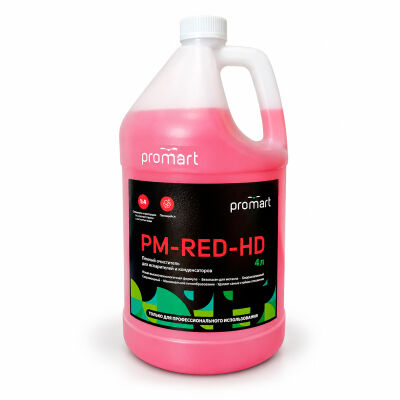 Пенящееся средство для очистки испарителя и конденсатора ProMart PM-RED-HD, концентрат (4л)