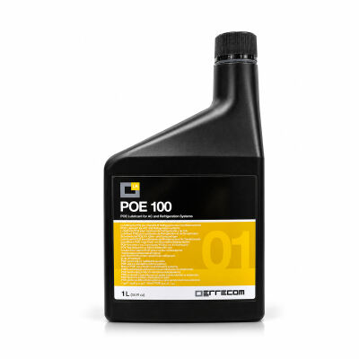 Масло Errecom POE 100 (1 л) для газов R134a, R404A, R407C, R507, R410A, синтетическое