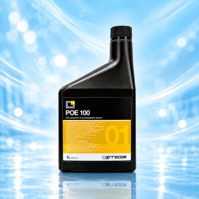 Масло Errecom POE 100 (1 л) для газов R134a, R404A, R407C, R507, R410A, синтетическое